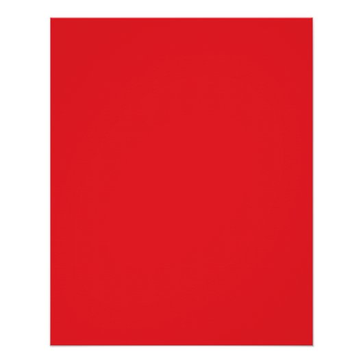 Solid Red Background  ポスター (正面)