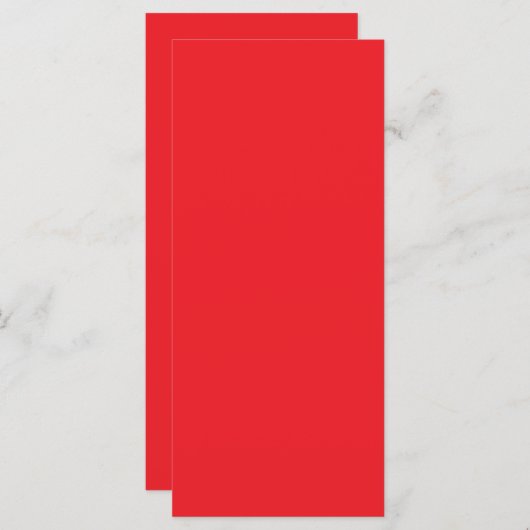 Solid Red Background  メニュー (正面/裏面)