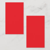 Solid Red Background  名刺 (正面/裏面)