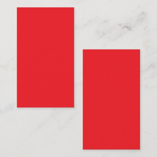 Solid Red Background  名刺 (正面/裏面)