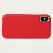 Solid Red Background  Case-Mate iPhoneケース (裏面(横))