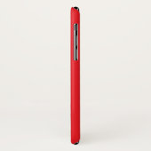 Solid Red Background Case-Mate iPhoneケース (裏面/左)