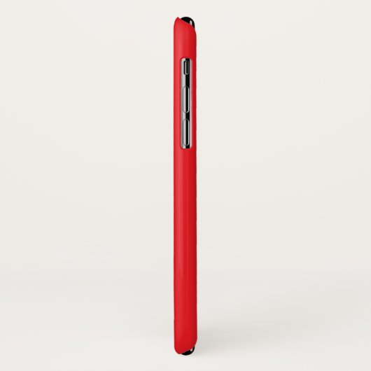 Solid Red Background  Case-Mate iPhoneケース (裏面/左)