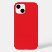 Solid Red Background Case-Mate iPhoneケース (裏面)