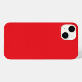 Solid Red Background Case-Mate iPhone 14ケース