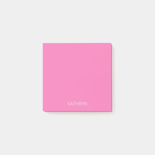 solid rich royal colorful pink ポストイット (正面)