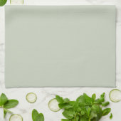 Solid Sage Green Minimal Kitchen Decor キッチンタオル (折り畳み)