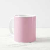 Solid Soft Blush Pink Mug コーヒーマグカップ (正面左)