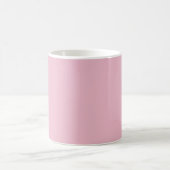 Solid Soft Blush Pink Mug コーヒーマグカップ (中央)