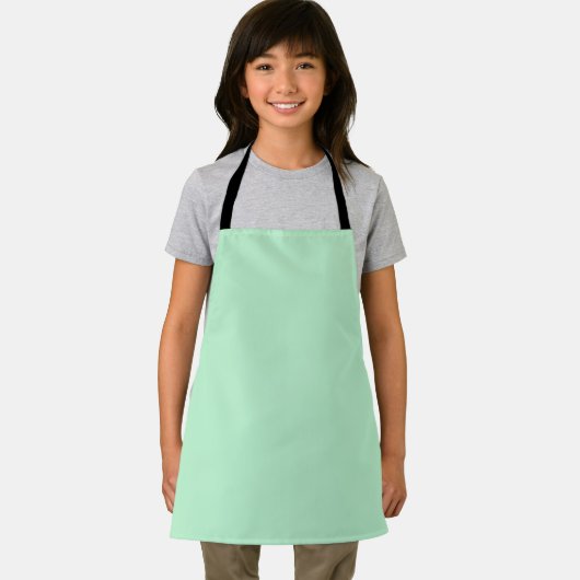 Solid Soft Mint Green Apron エプロン (インサイチュ)