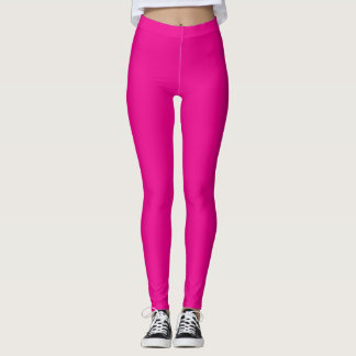Solid Soft Pastel Pink Leggings Minimalist Athleis レギンス