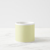 Solid Soft Pastel Yellow Espresso Cup エスプレッソカップ (正面)