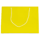 Solid Sunny Yellow Color ラージペーパーバッグ (正面)