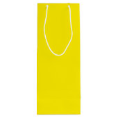 Solid Sunny Yellow Color ワインギフトバッグ (裏面)