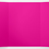 Solid Vibrant Magenta bg | Bold Modern Look 三つ折り招待状 (内部中)