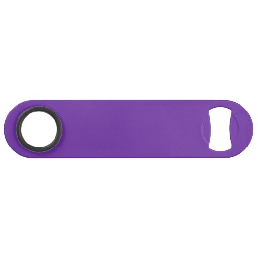 Solid Violet Bottle Opener Custom Text Bar Key Gif スピード栓抜き (正面(横))