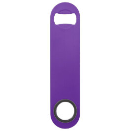 Solid Violet Bottle Opener Custom Text Bar Key Gif スピード栓抜き