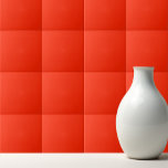 Solid vivid bright red タイル<br><div class="desc">Solid color vivid bright red design.</div>