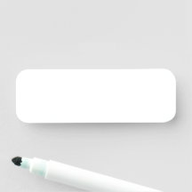 Solid white plain simple elegant blank dry erase