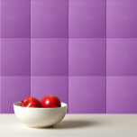 Solid wisteria violet purple タイル<br><div class="desc">Solid color wisteria violet purple design.</div>