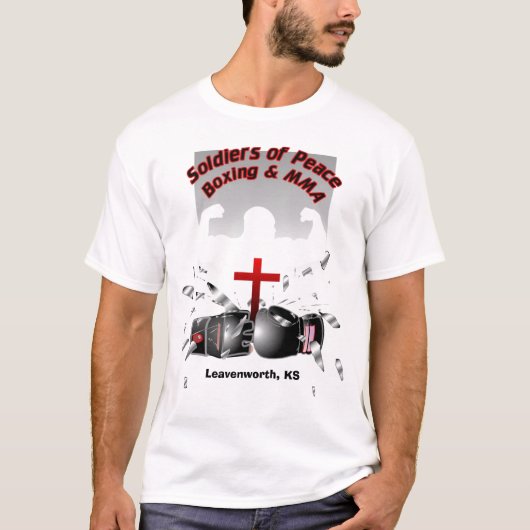 SolidersOfPeaceBoxingの最終、Leavenworth、KS Tシャツ (正面)