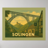 Solingen Germany City Art ポスター (正面)