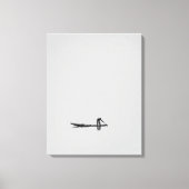 Solitary Drift キャンバスプリント (正面)