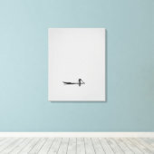 Solitary Drift キャンバスプリント (インサイチュ (ウッドフロア))