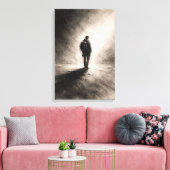 Solitary Journey Sketch キャンバスプリント (インサイチュ (リビング))