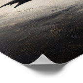 Solitary Seagull by the Shore ポスター (角)