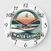 Solitude at海 ラージ壁時計 (正面)