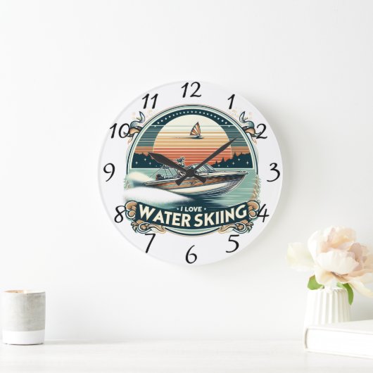 Solitude at海 ラージ壁時計 (ホーム)