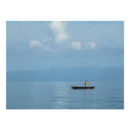 Solitude in Haitian Caribbean フォトプリント