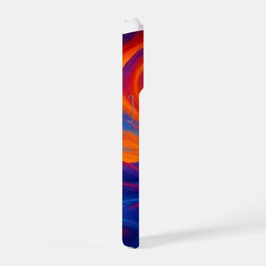 Solitude Under the Sun Vibrant Abstract iPhoneケース (右側面)