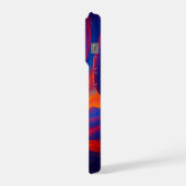 Solitude Under the Sun Vibrant Abstract iPhoneケース (左側面)