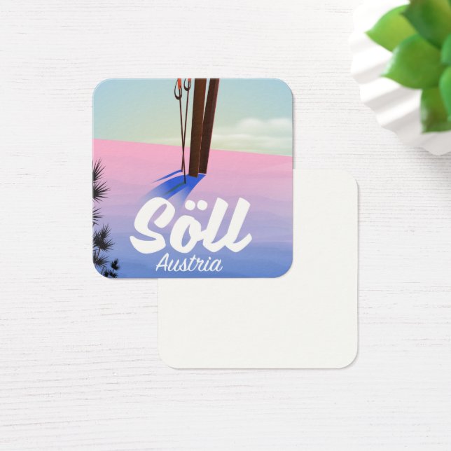 Söll, オーストリア スキーの旅 ポスター (デスク)