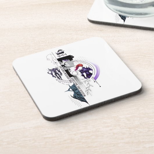 Solo Leveling Anime Coasters - 6 Pack Sung Jin-Woo コースター (左側)