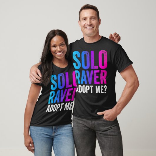 Solo Raver Funny EDM Rave Dance Music Festival fu Tシャツ (ユニセックス)