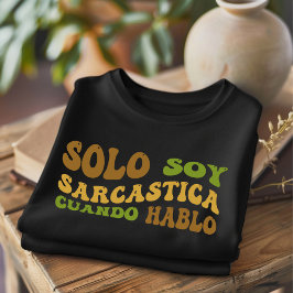 Solo Soy Iintica おもしろい スペインの Tシャツ