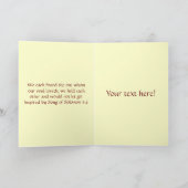 Solomonのデザインの歌 カード (内部)