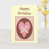 Solomonのデザインの歌 カード (黄色い花)