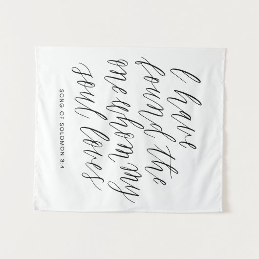 Solomonの壁のタペストリーの歌-オリジナル タペストリー (正面(横))