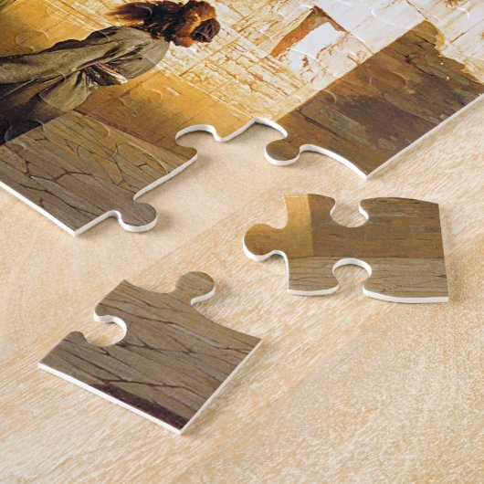 Solomonの壁、ジーンレオンGerome著エルサレム ジグソーパズル (側面)