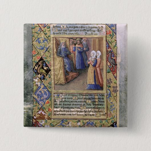 Solomonの知恵 缶バッジ (正面)