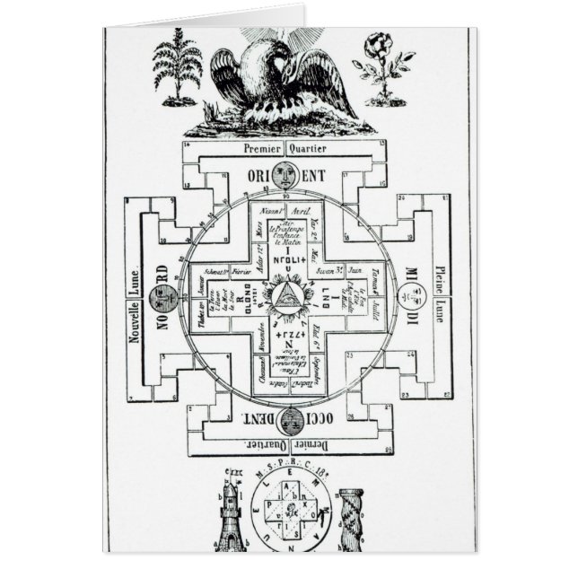 Solomonの神秘的な図表 (正面)