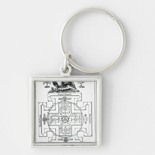 Solomonの神秘的な図表 キーホルダー (正面)