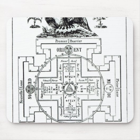 Solomonの神秘的な図表 マウスパッド (正面)