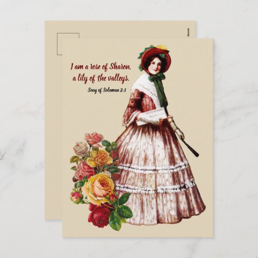 Solomonの高揚の郵便はがきの歌 シーズンポストカード (正面/裏面)