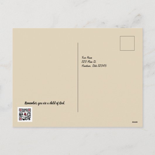 Solomonの高揚の郵便はがきの歌 シーズンポストカード (裏面)