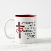 Solomonの5:10の歌 ツートーンマグカップ (左)